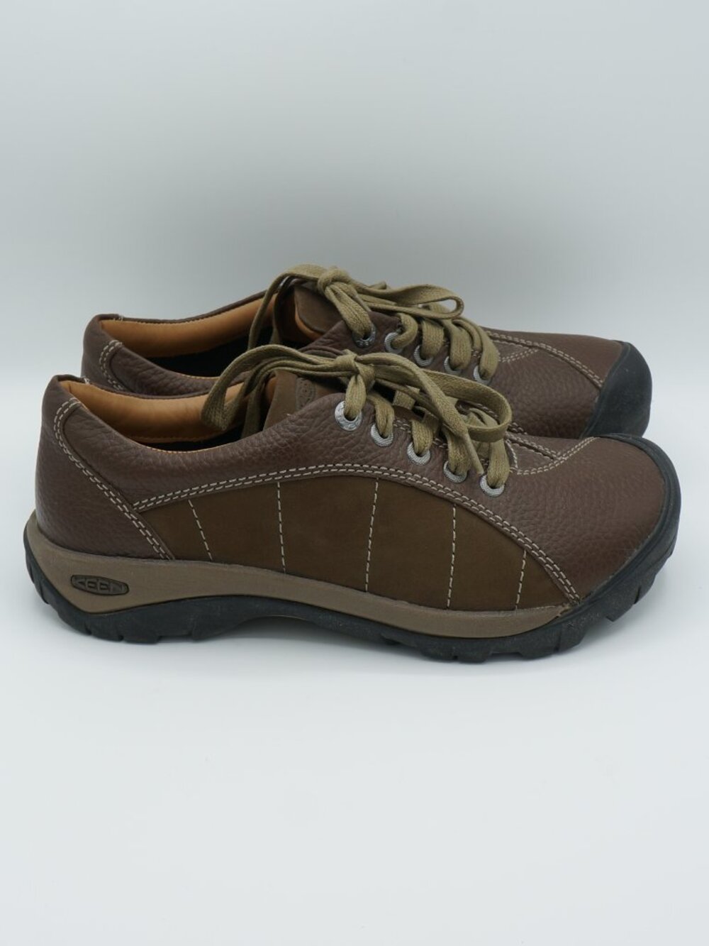 KEEN Presidio Women's Size 8 Brown Leather Lace Up Oxford Walking Shoes - Picture 4 of 10